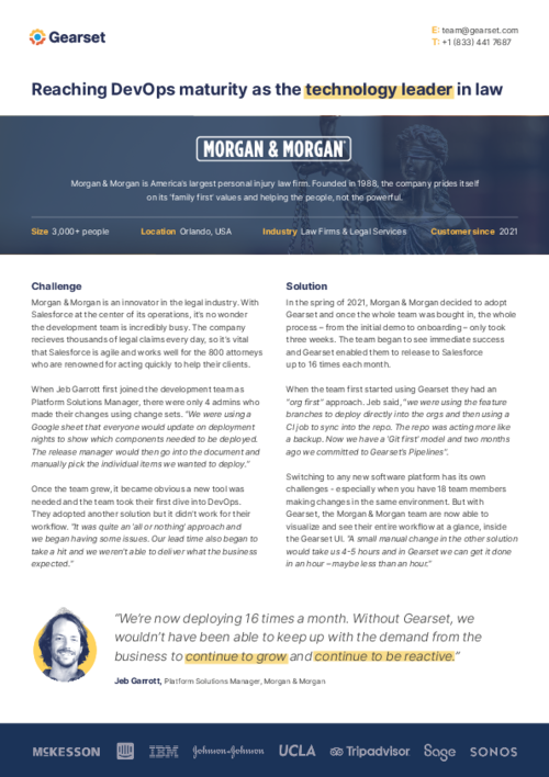 Gearset Reviews 2023 Details, Pricing, & Features G2