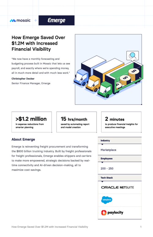 How Emerge Found Over $1.2M in Savings with Increased Financial Visibility