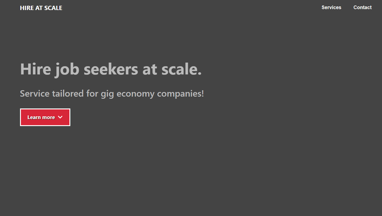 Hire at Scale screenshot