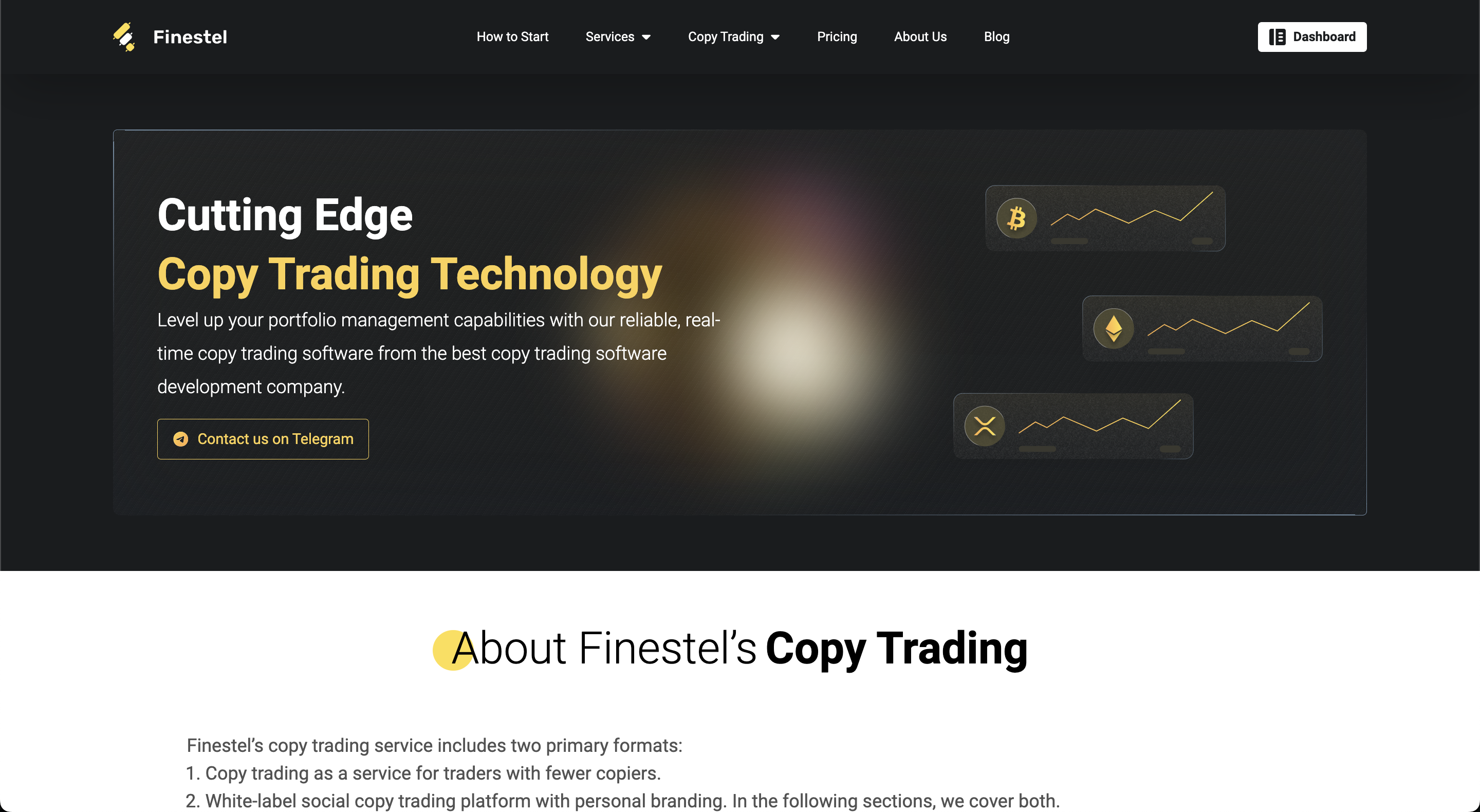 Finestel White Label Crypto Copy Trading Reviews 2026: Details, Pricing, &  Features | G2