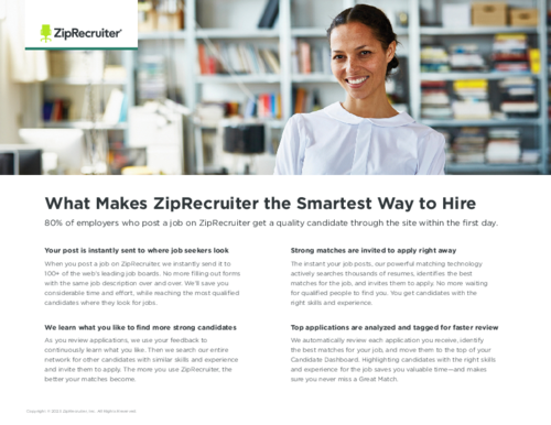 What Makes ZipRecruiter the Smartest Way to Hire