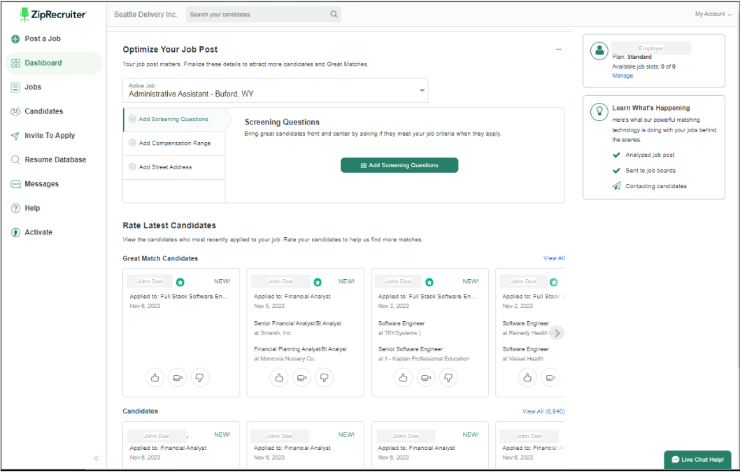 ZipRecruiter Reviews 2026 Details Pricing Features G2