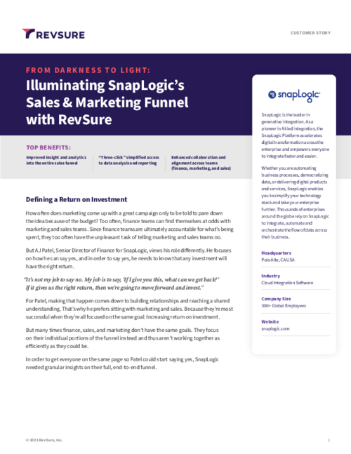 Customer Story - SnapLogic