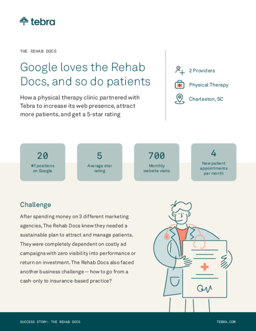 Case Study: The Rehab Docs Increase Web Presence
