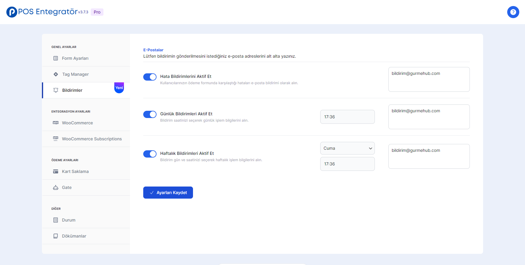 POS Entegrator screenshot