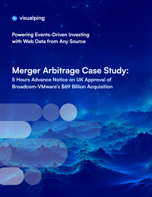 Investment Management Use Case: Merger Arbitrage