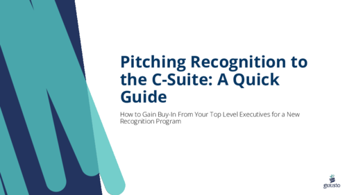Pitching Recognition to the C-Suite