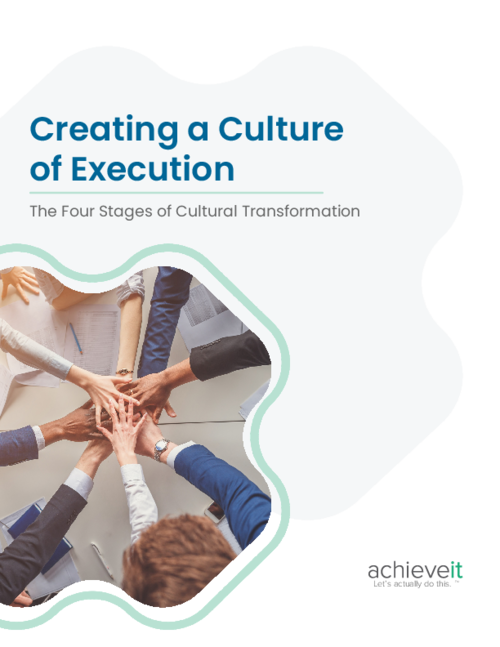 Creating a Culture of Execution