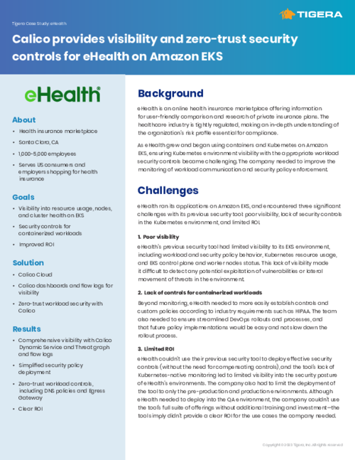 eHealth customer case study