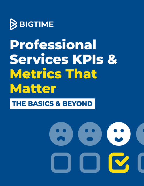 Professional Services KPIs & The Metrics That Matter: The Basics and Beyond
