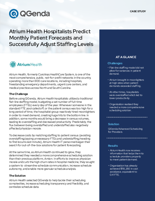 Case Study | Atrium Health