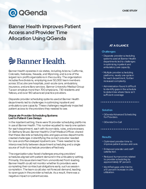 Case Study | Banner Health