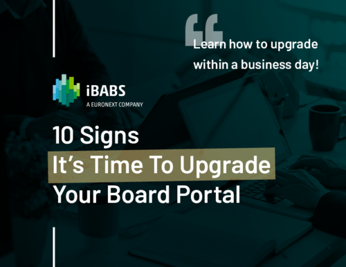10 Signs it's Time to Upgrade your Board Portal