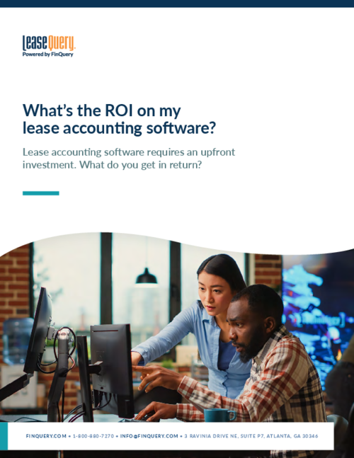 What's the ROI on your lease accounting software?