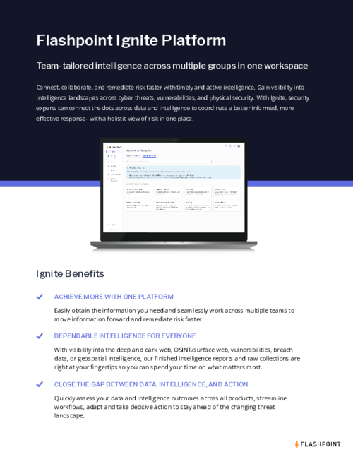 Flashpoint Ignite Platform
