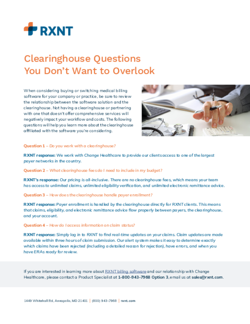 Clearinghouse Questions You Don’t Want to Overlook