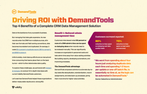 Driving ROI with DemandTools