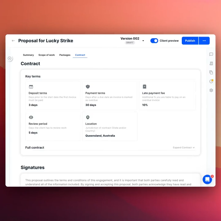 Compare Canopy vs. Tango Agreements G2