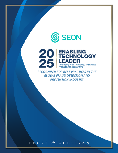 SEON Earns Frost & Sullivan’s Global Recognition in Report for Technology Leadership