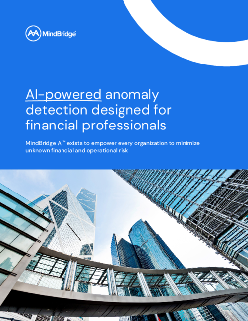 MindBridge AI - for Internal Audit and Finance - Brochure