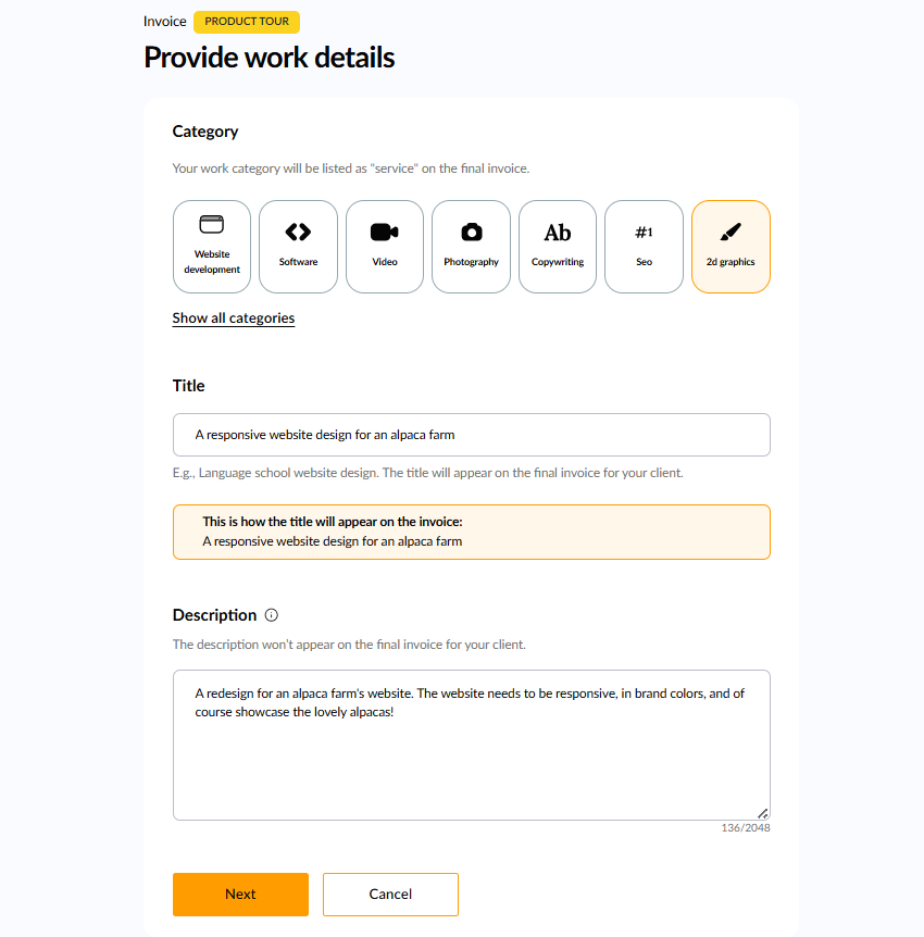 Useme screenshot