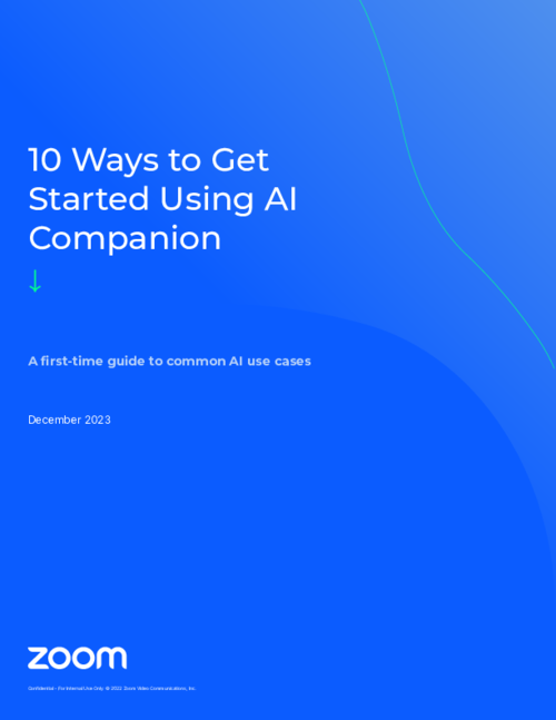 10 Ways to Get  Started Using AI  Companion