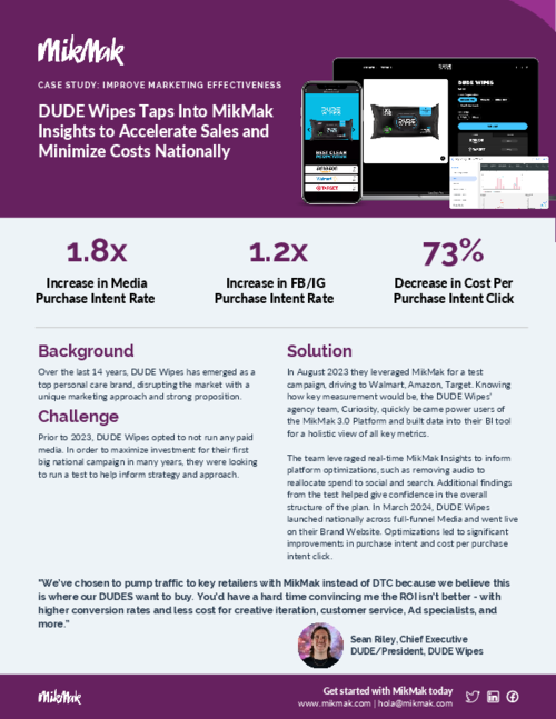 Case Study: DUDE Wipes