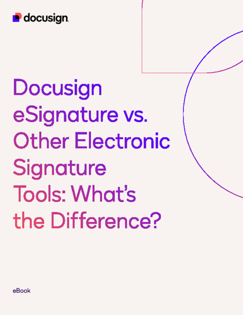DocuSign vs Other Electronic Signature Tools