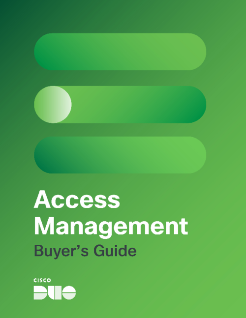 Access Management Buyer's Guide