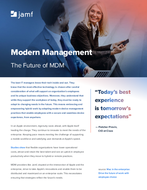 Modern Management: The Future of MDM