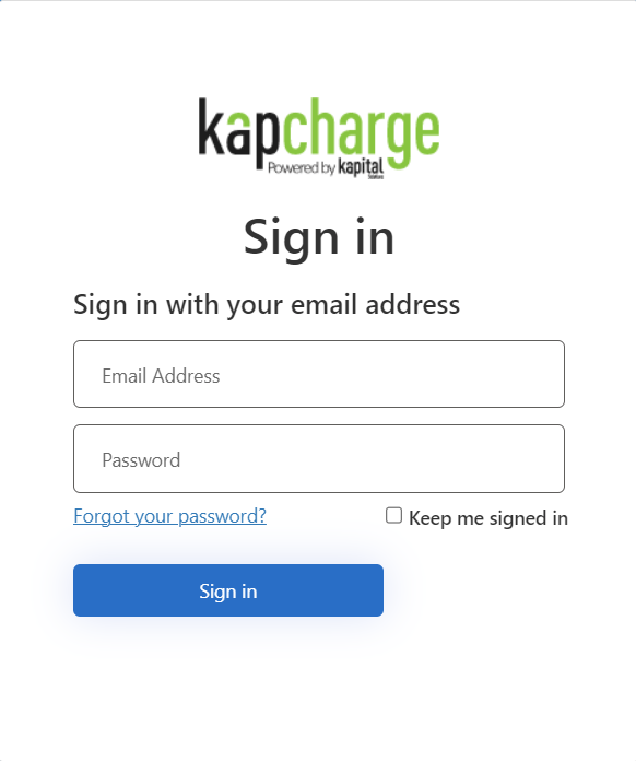 Kapcharge screenshot