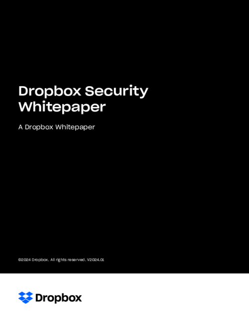 Dropbox Security Whitepaper