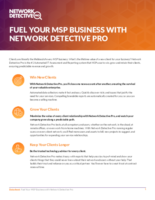 Network Detective Pro Brochure