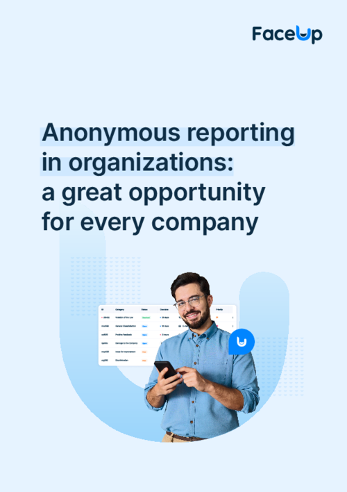 Anonymous reporting in organisations: a great opportunity for every company