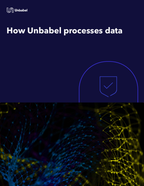 How Unbabel Processes Data