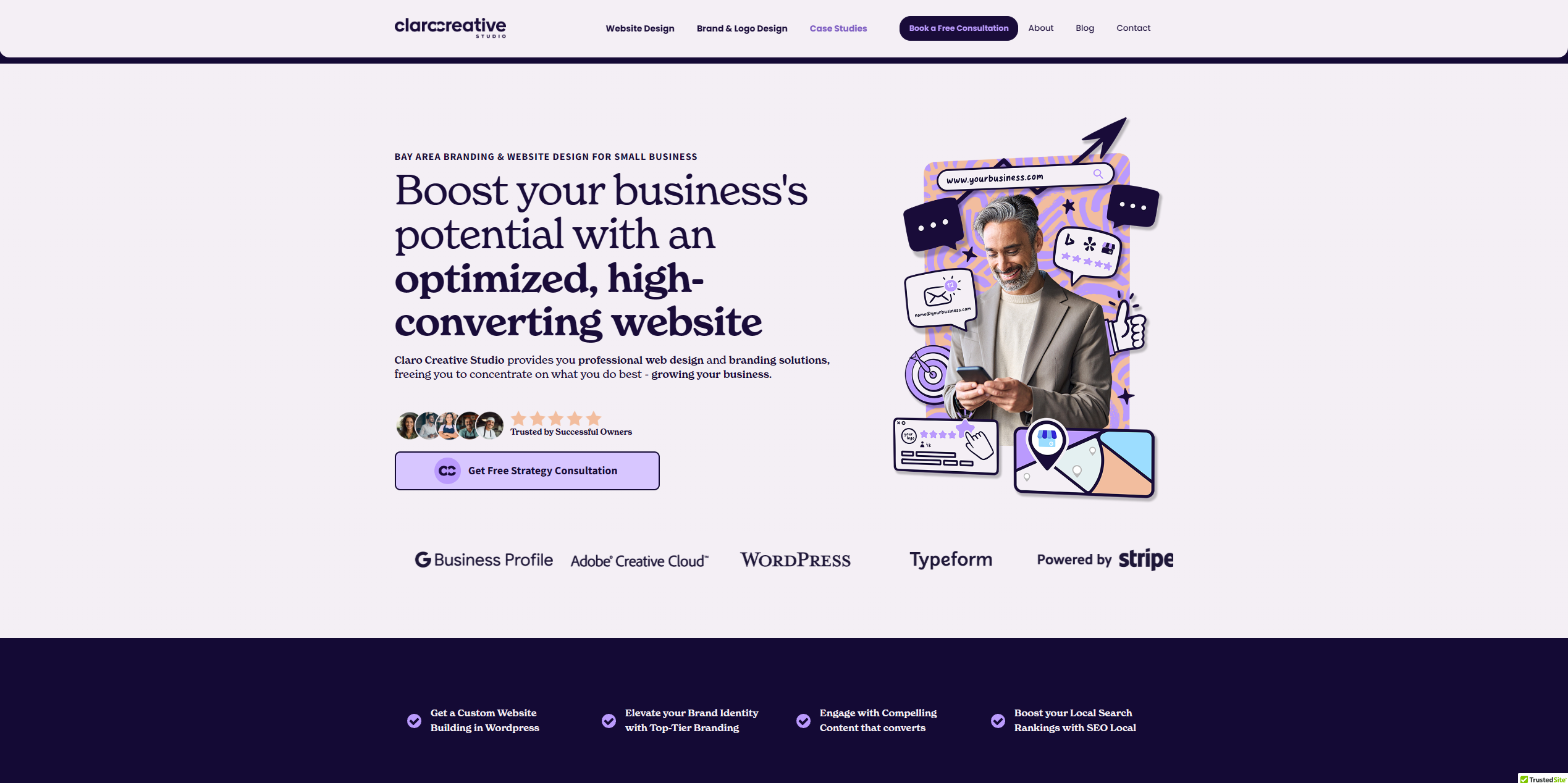 Claro Creative Studio screenshot