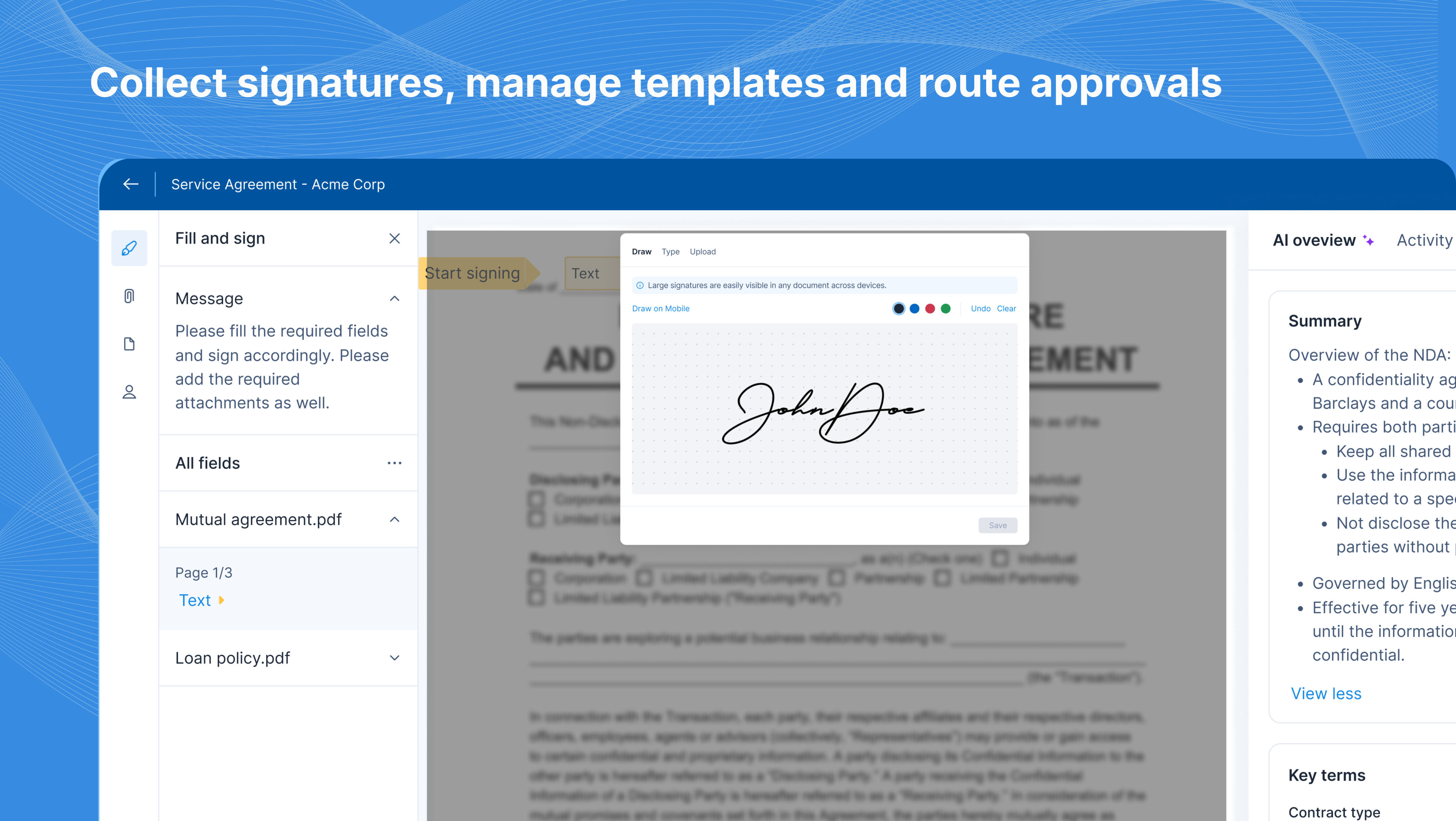 Signeasy screenshot