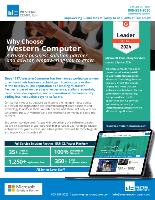 Why Choose Western Computer