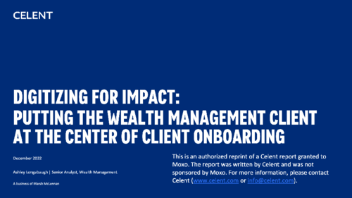 Onboarding Wealth Management Clients