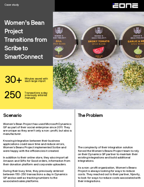 Women’s Bean Project Transitions from Scribe to SmartConnect