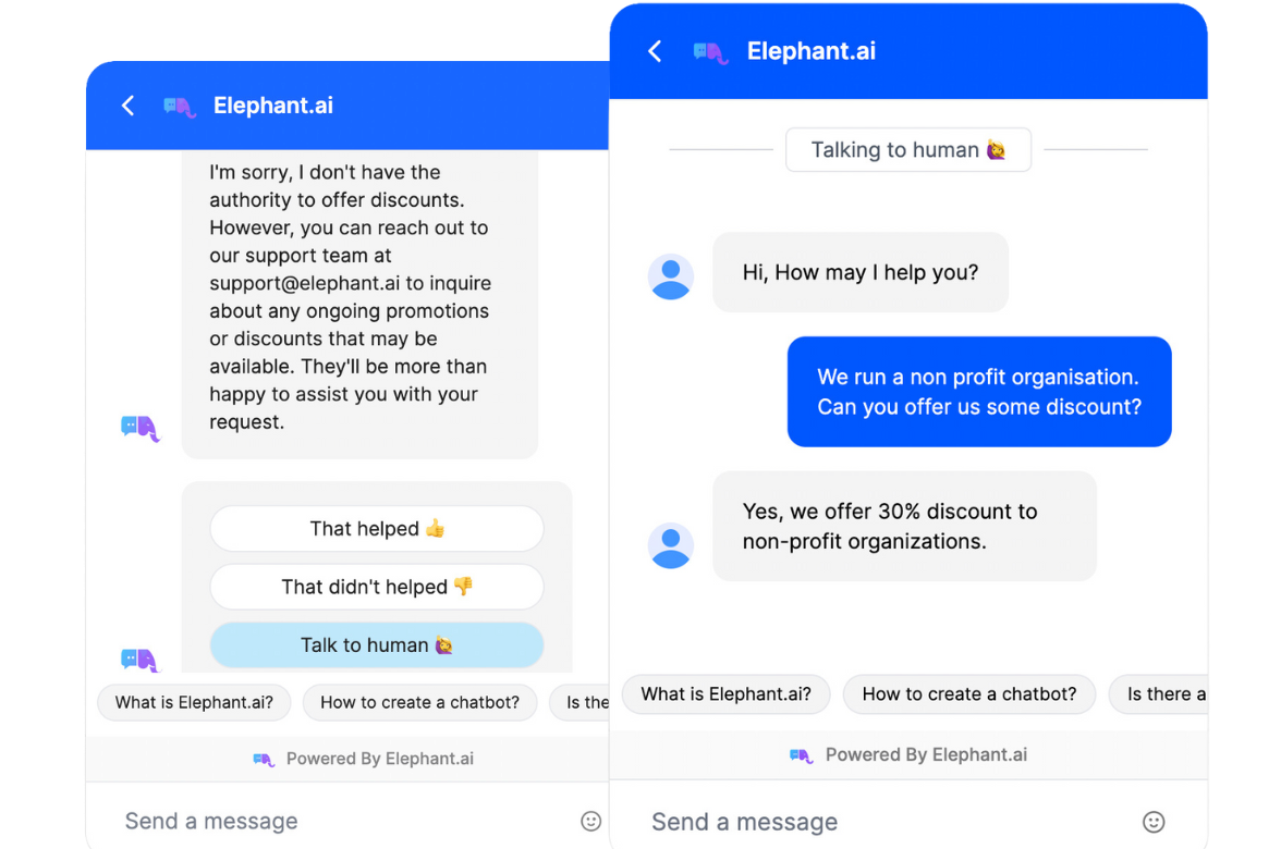 Elephant AI screenshot 2