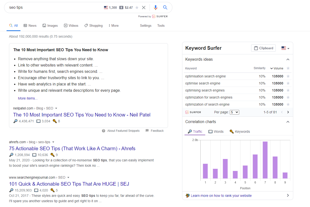 Keyword Surfer Reviews 2021: Details, Pricing, & Features | G2