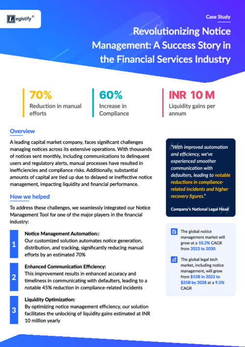 Revolutionizing Notice Management in the Financial Services Industry
