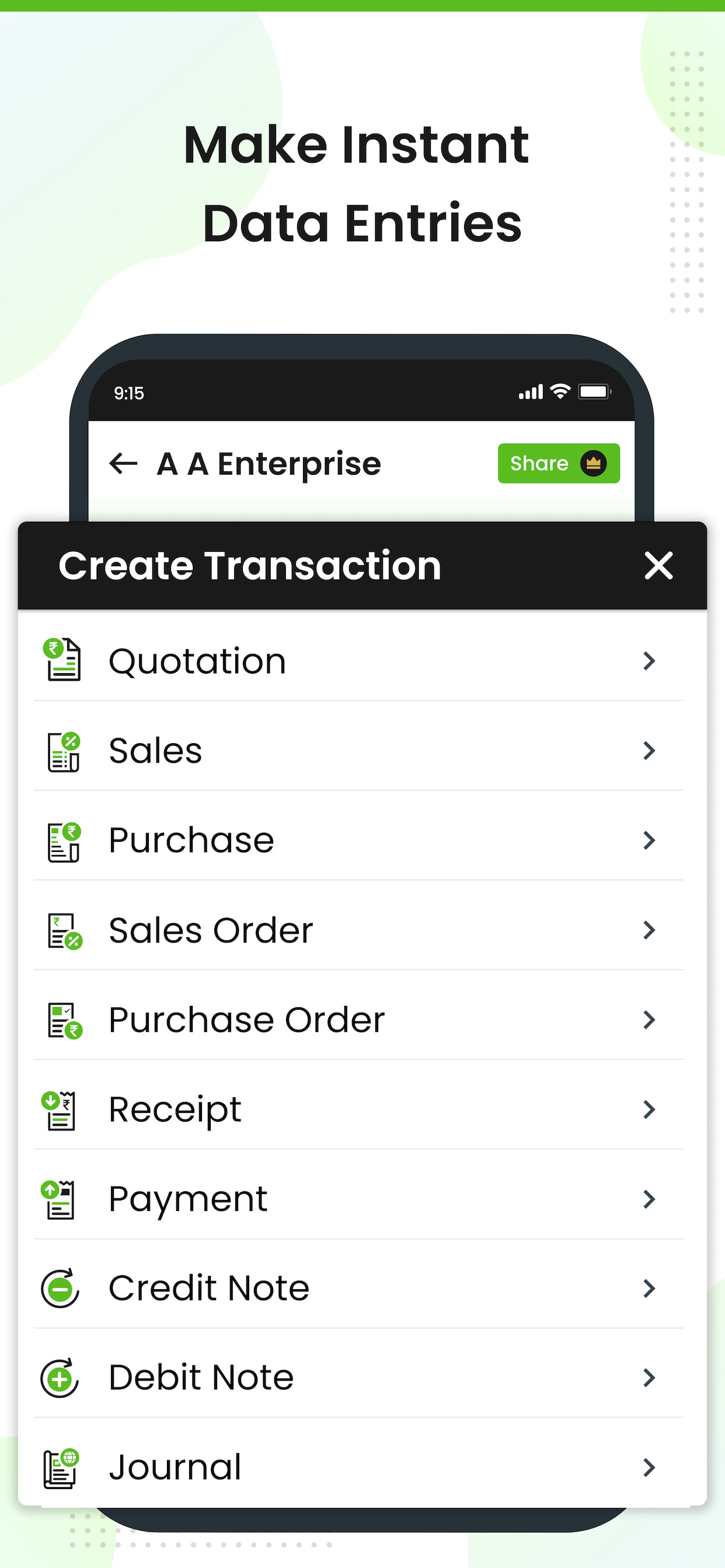 Livekeeping Tally Mobile App screenshot