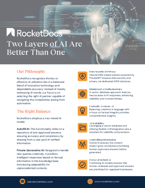 RocketDocs AI Features Brochure