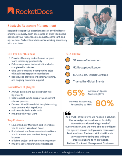 RocketDocs ROI Brochure