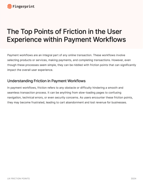 Preventing UX Friction In Payment Workflows