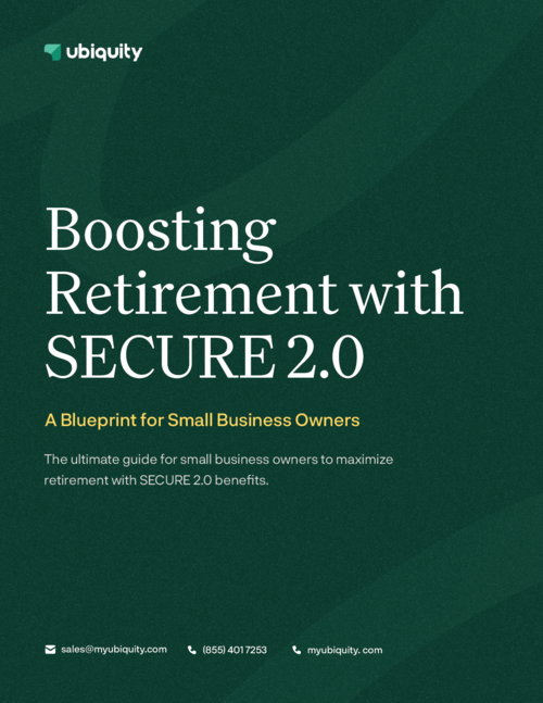 SECURE 2.0 Blueprint for Small Business Owners