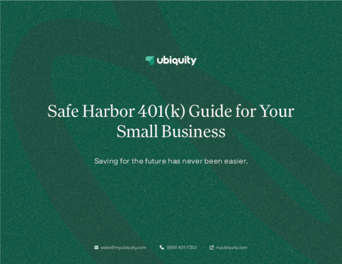 Safe Harbor 401k Guide for Your Small Business