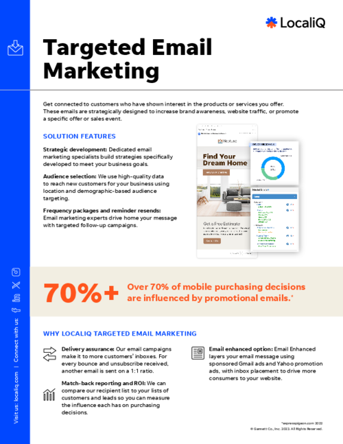 Targeted Email Marketing